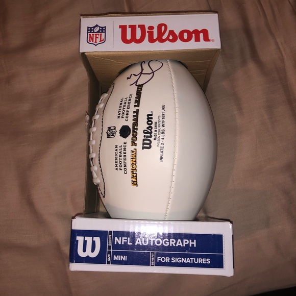Sean Lee signed football! - Picture 2 of 3